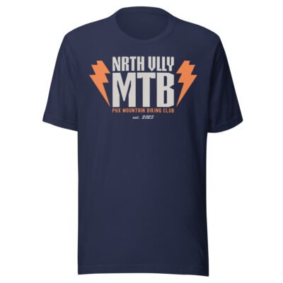 North Valley MTB Logo Short Sleeve T-shirt (Bell + Canvas 3001)